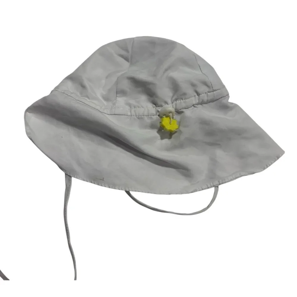 Green Spouts 9-18M UV Protection White Sun Hat